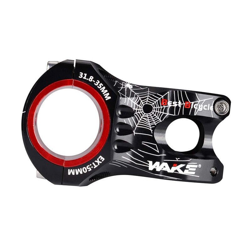 Litetop Aluminum Alloy MTB Stem 35mm 50mm 0 Degree for Most Bicycle, Road Bike, MTN, BMX, Fixie Gear, Cycling (Black) - Image 2